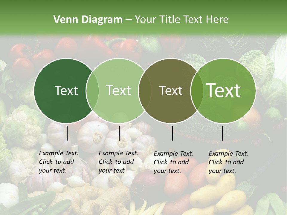 Aubergine Cauliflower Nutrition PowerPoint Template