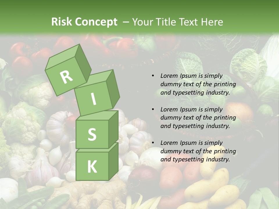 Aubergine Cauliflower Nutrition PowerPoint Template