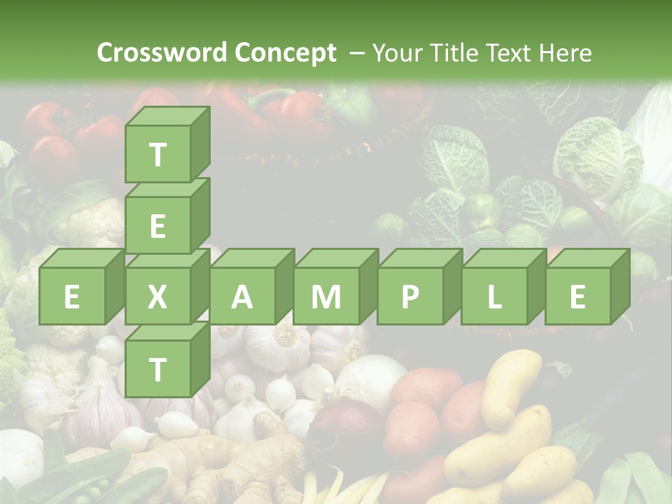 Aubergine Cauliflower Nutrition PowerPoint Template