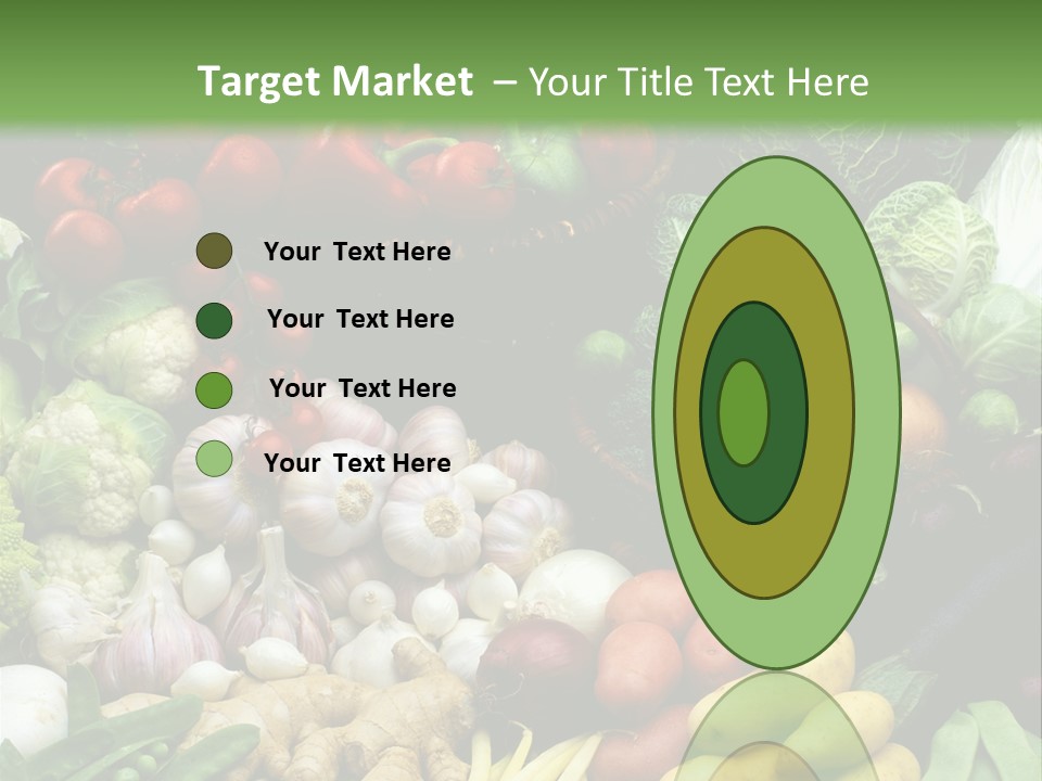 Aubergine Cauliflower Nutrition PowerPoint Template