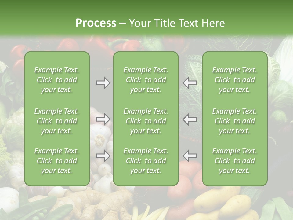 Aubergine Cauliflower Nutrition PowerPoint Template