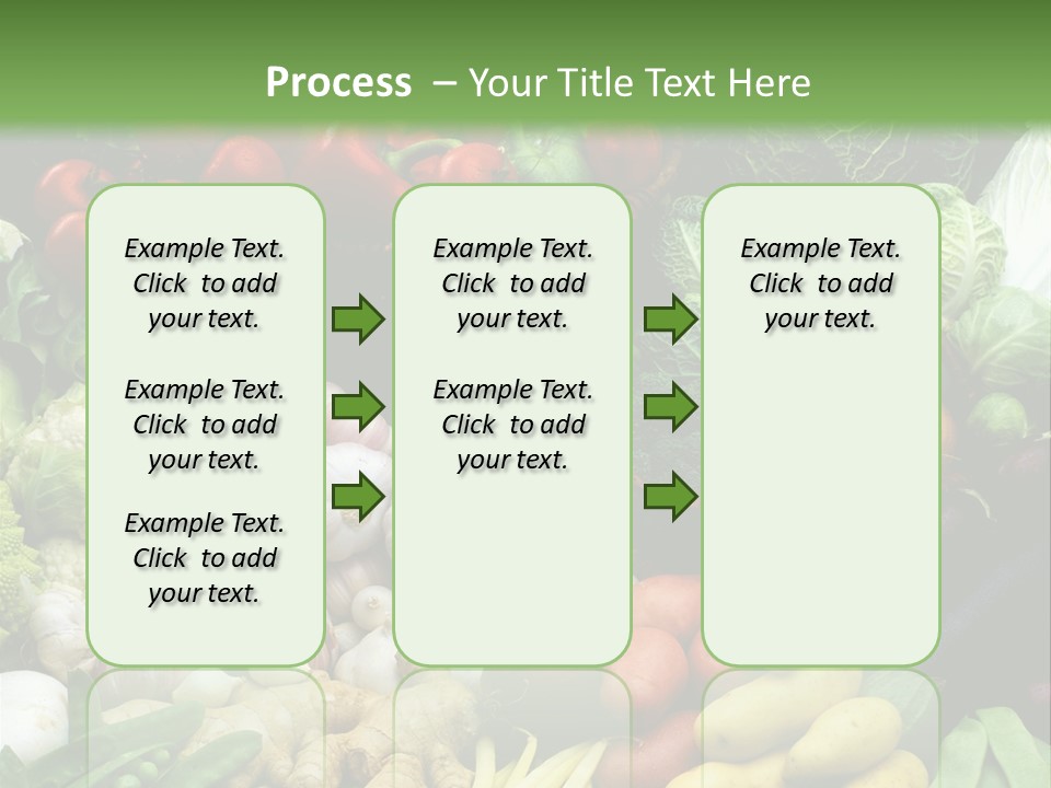 Aubergine Cauliflower Nutrition PowerPoint Template