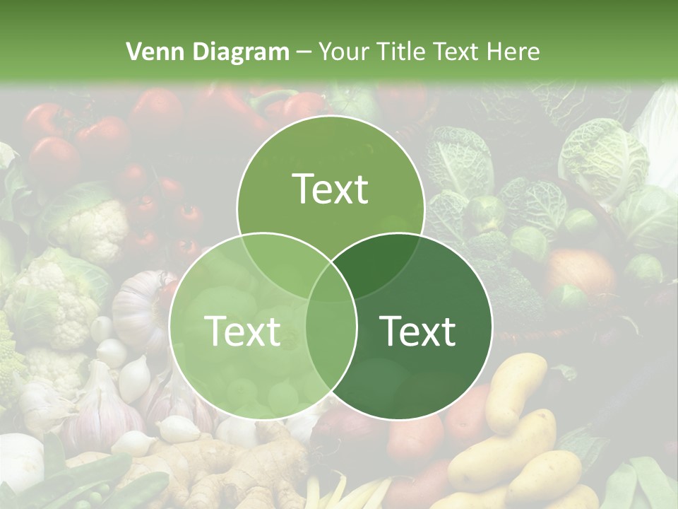 Aubergine Cauliflower Nutrition PowerPoint Template