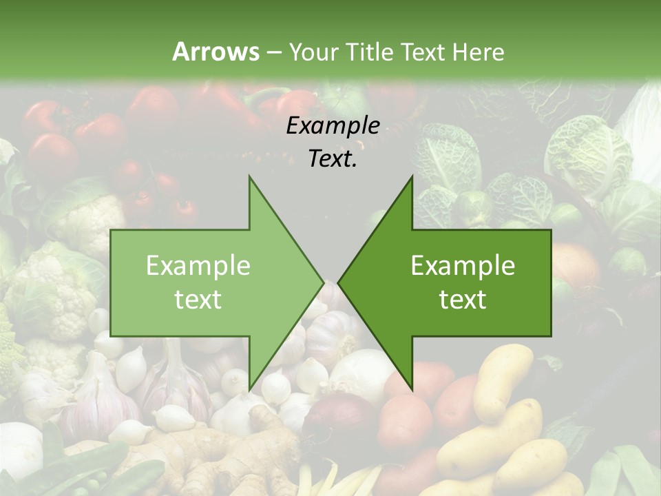 Aubergine Cauliflower Nutrition PowerPoint Template