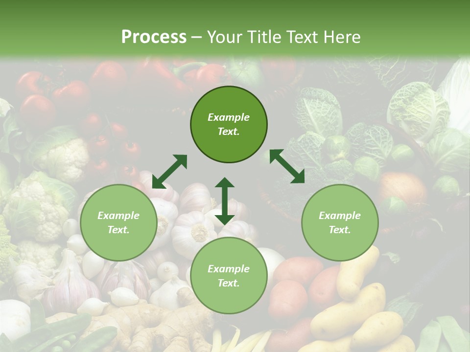 Aubergine Cauliflower Nutrition PowerPoint Template