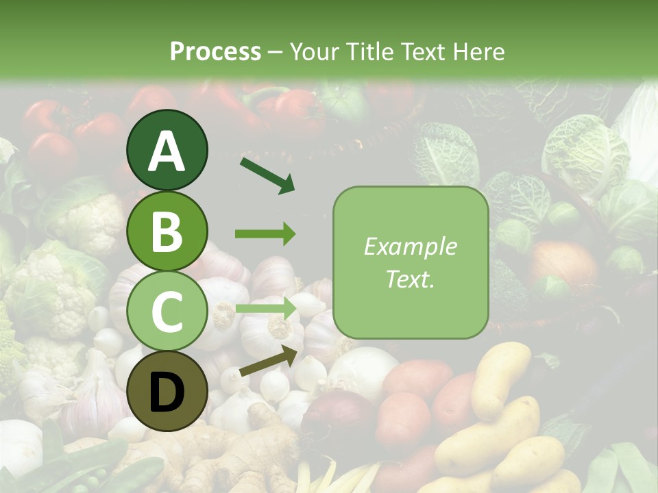 Aubergine Cauliflower Nutrition PowerPoint Template