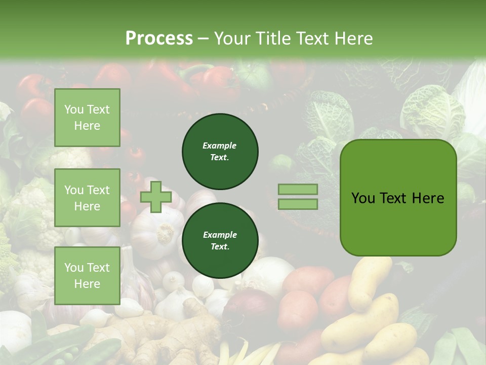 Aubergine Cauliflower Nutrition PowerPoint Template