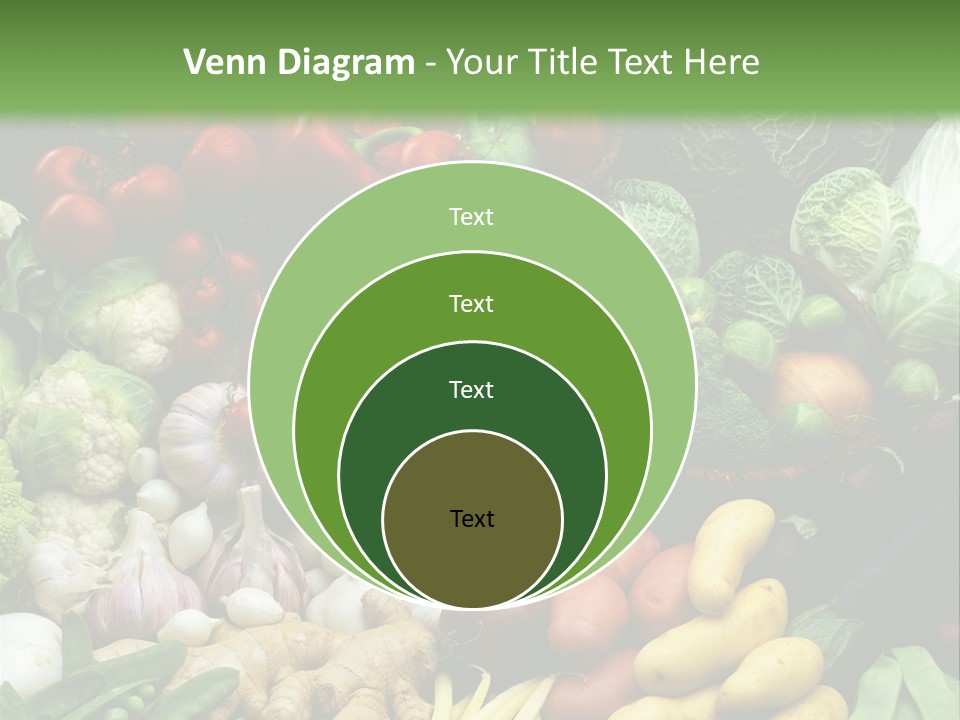 Aubergine Cauliflower Nutrition PowerPoint Template