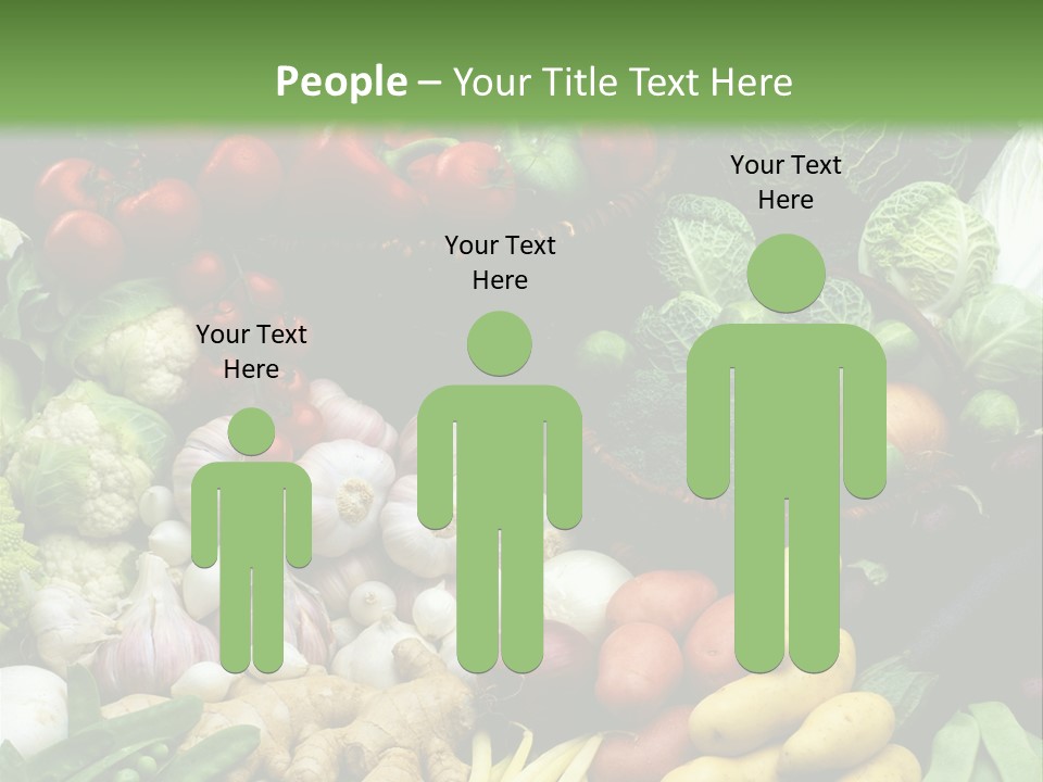 Aubergine Cauliflower Nutrition PowerPoint Template