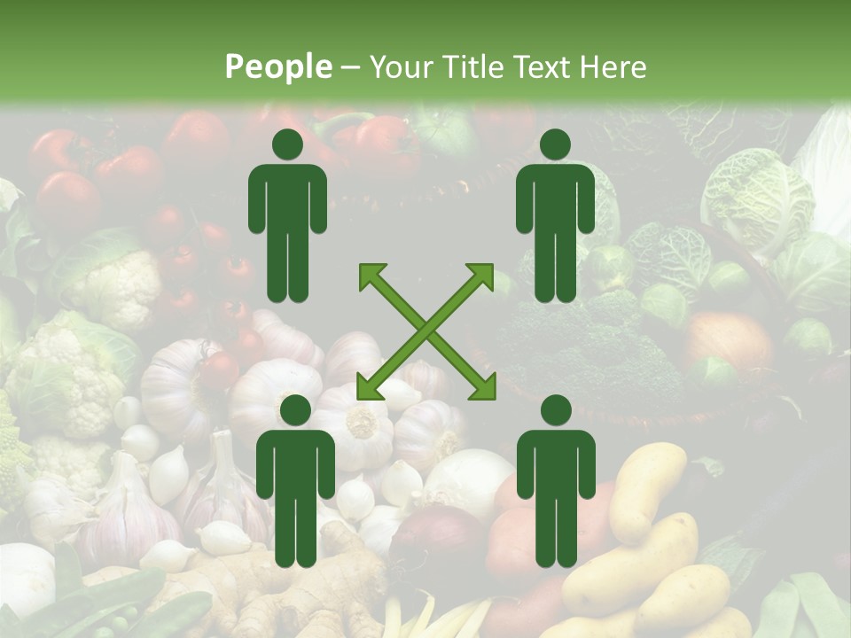 Aubergine Cauliflower Nutrition PowerPoint Template