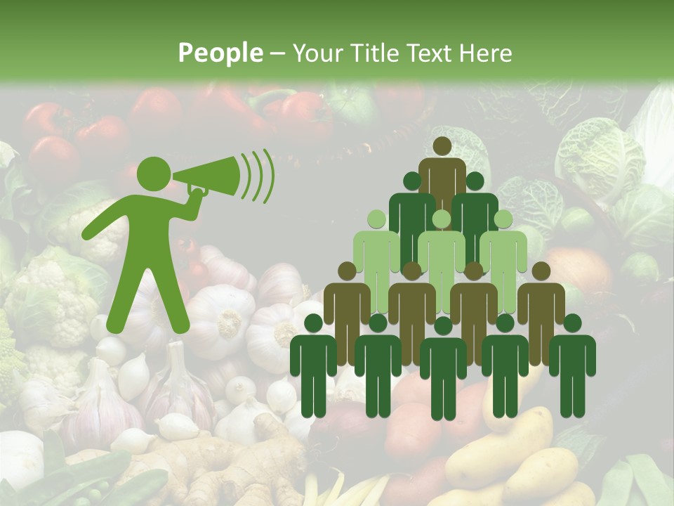 Aubergine Cauliflower Nutrition PowerPoint Template