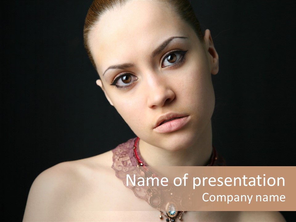 Elegance Individuality People PowerPoint Template