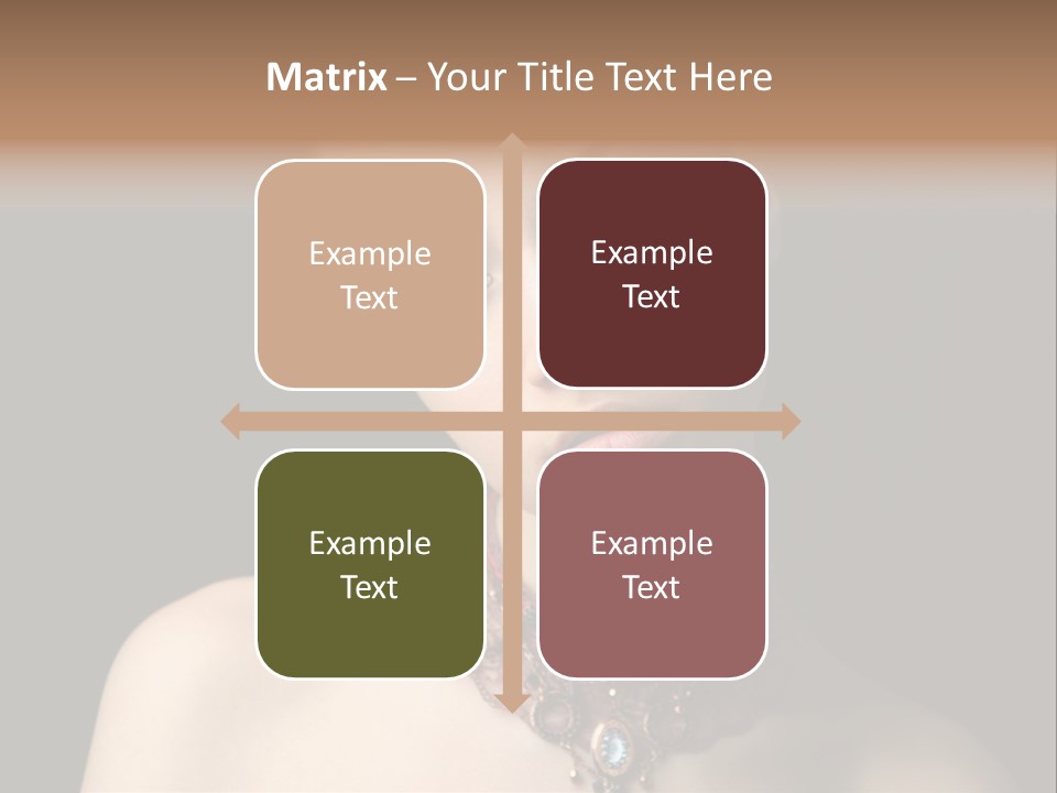 Elegance Individuality People PowerPoint Template