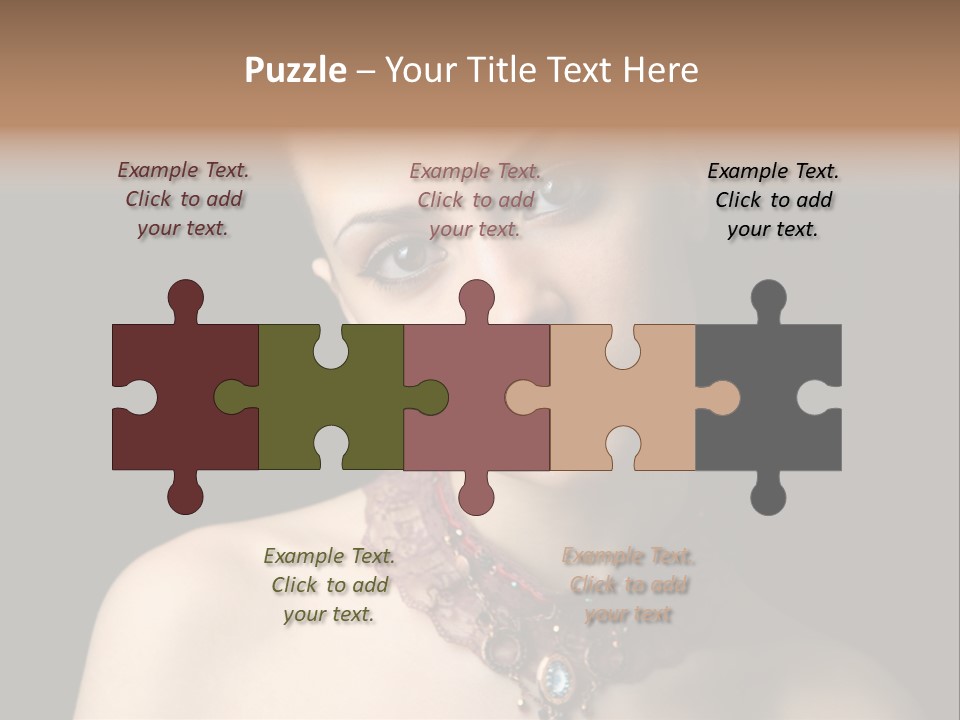 Elegance Individuality People PowerPoint Template