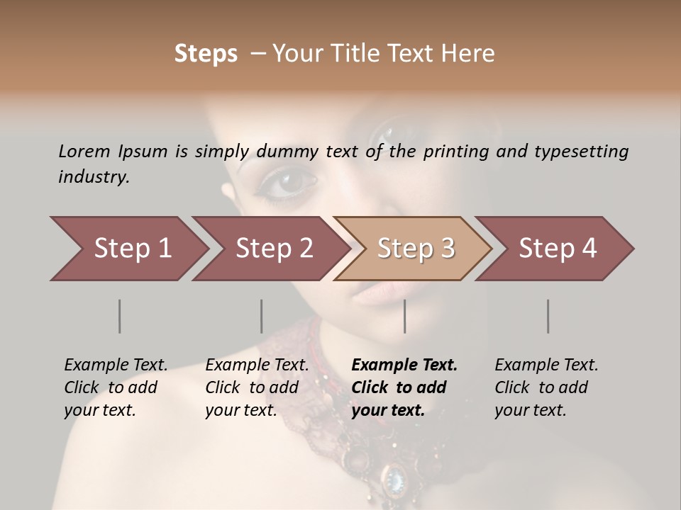 Elegance Individuality People PowerPoint Template