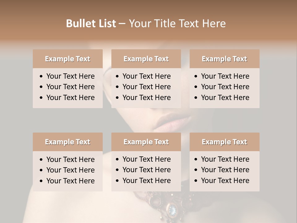 Elegance Individuality People PowerPoint Template