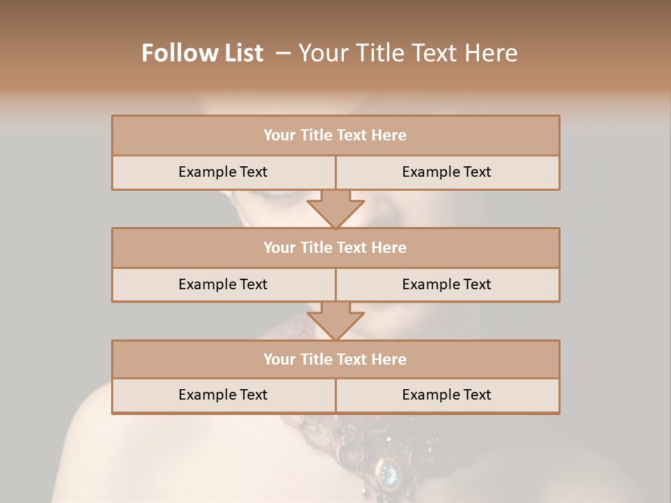 Elegance Individuality People PowerPoint Template