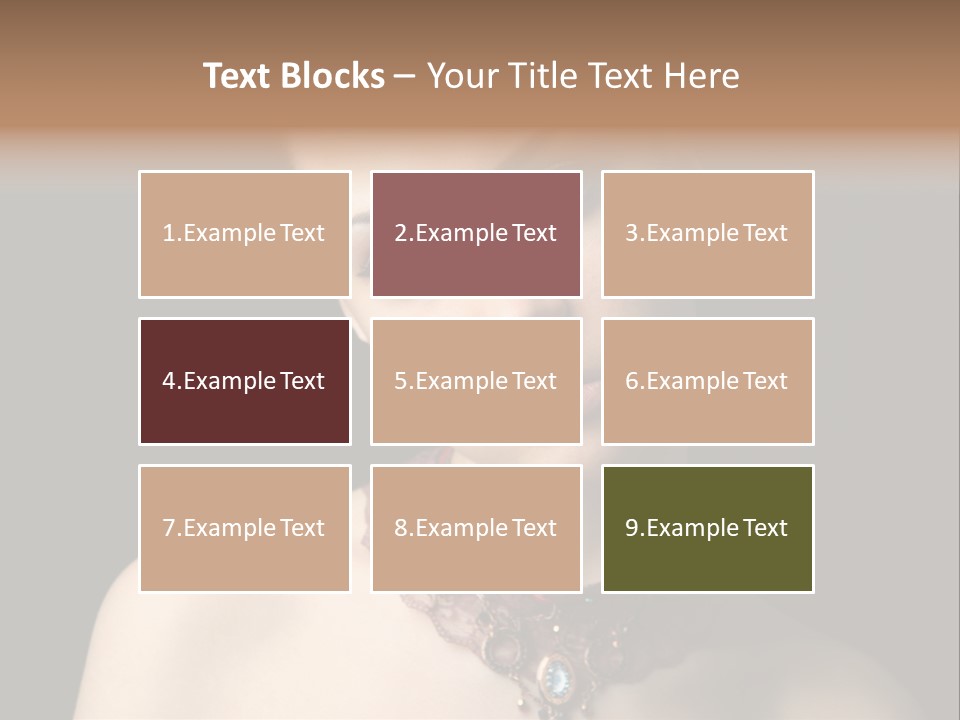 Elegance Individuality People PowerPoint Template