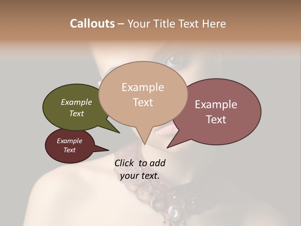 Elegance Individuality People PowerPoint Template