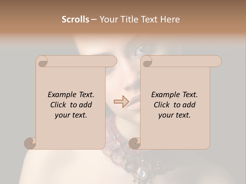 Elegance Individuality People PowerPoint Template