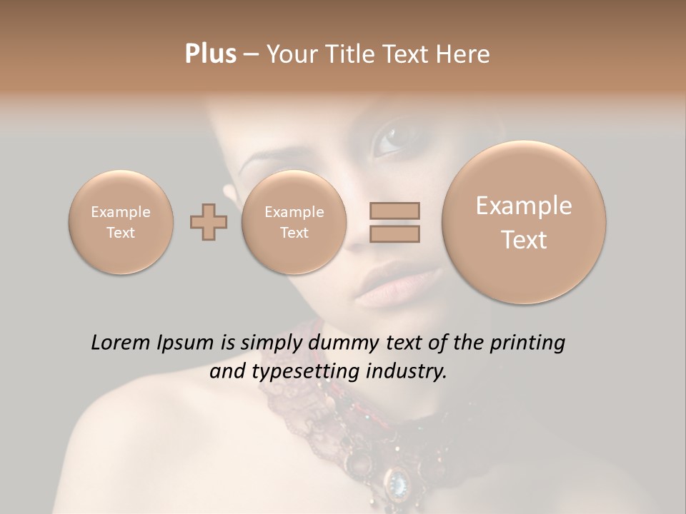 Elegance Individuality People PowerPoint Template