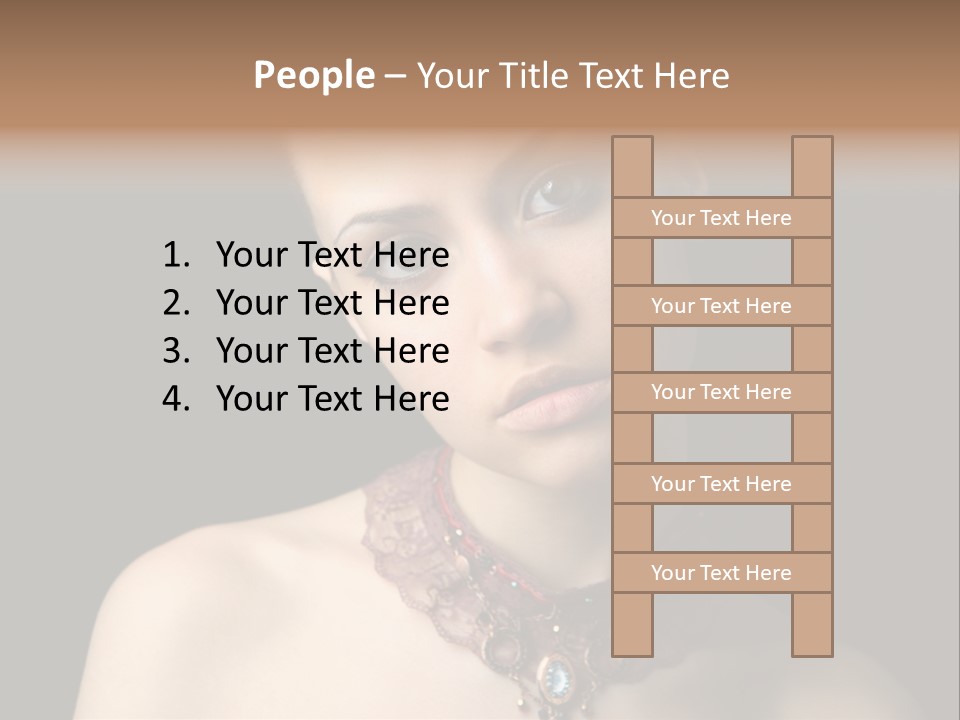 Elegance Individuality People PowerPoint Template