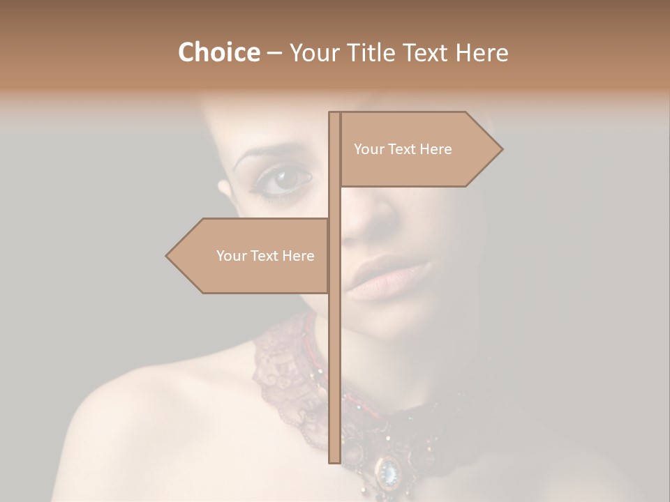 Elegance Individuality People PowerPoint Template