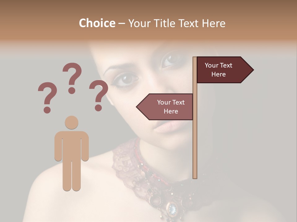 Elegance Individuality People PowerPoint Template