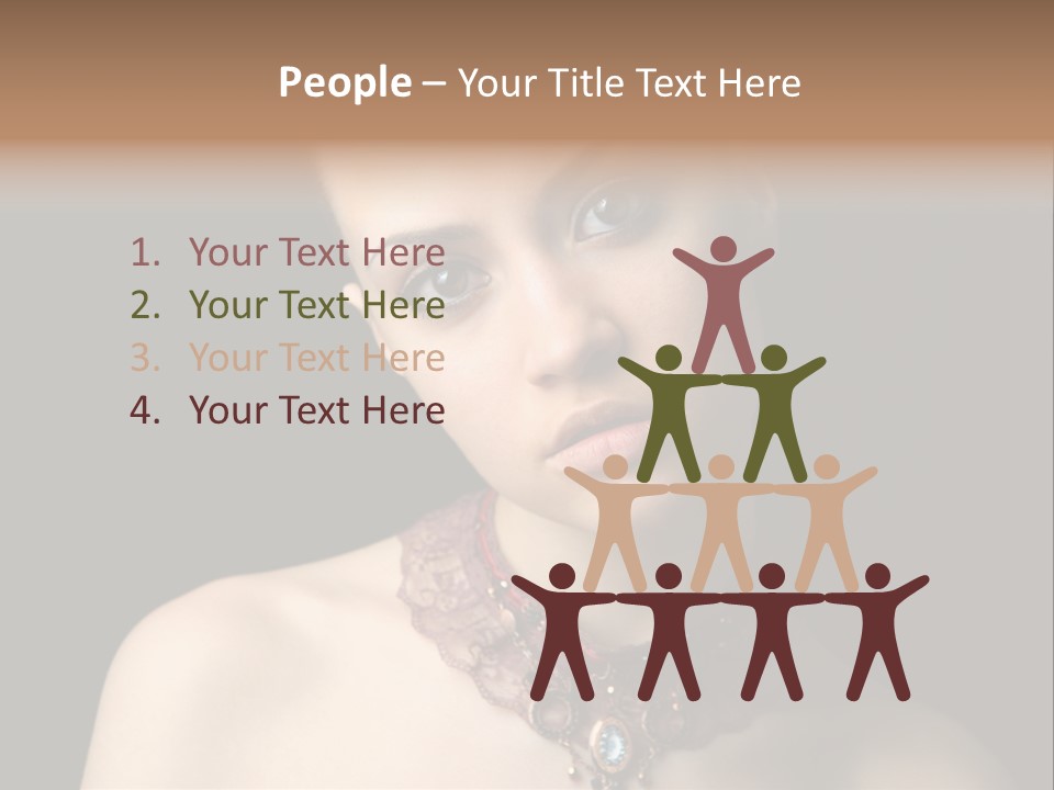 Elegance Individuality People PowerPoint Template