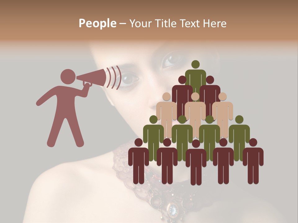 Elegance Individuality People PowerPoint Template