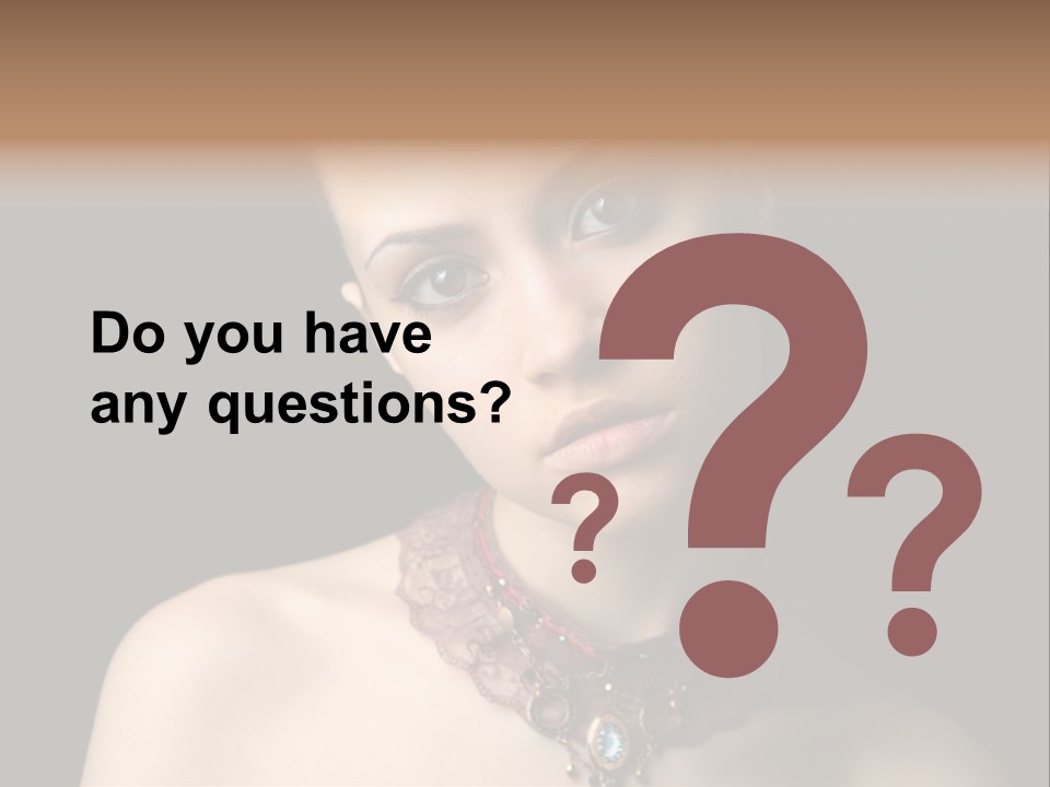 Elegance Individuality People PowerPoint Template