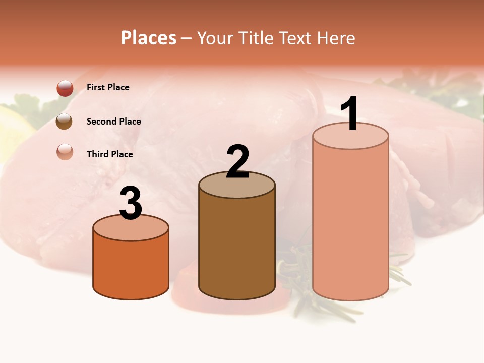 Chicken Macro Rosemary PowerPoint Template