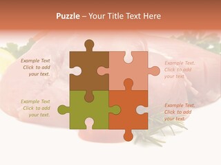 Chicken Macro Rosemary PowerPoint Template