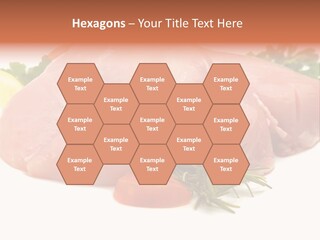 Chicken Macro Rosemary PowerPoint Template