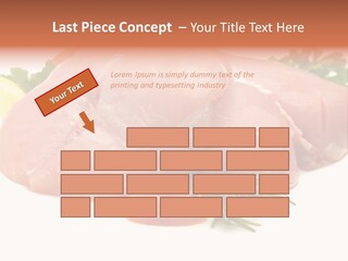 Chicken Macro Rosemary PowerPoint Template