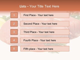 Chicken Macro Rosemary PowerPoint Template