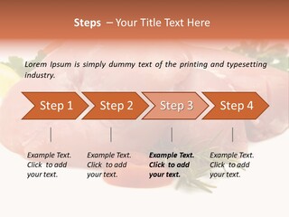 Chicken Macro Rosemary PowerPoint Template