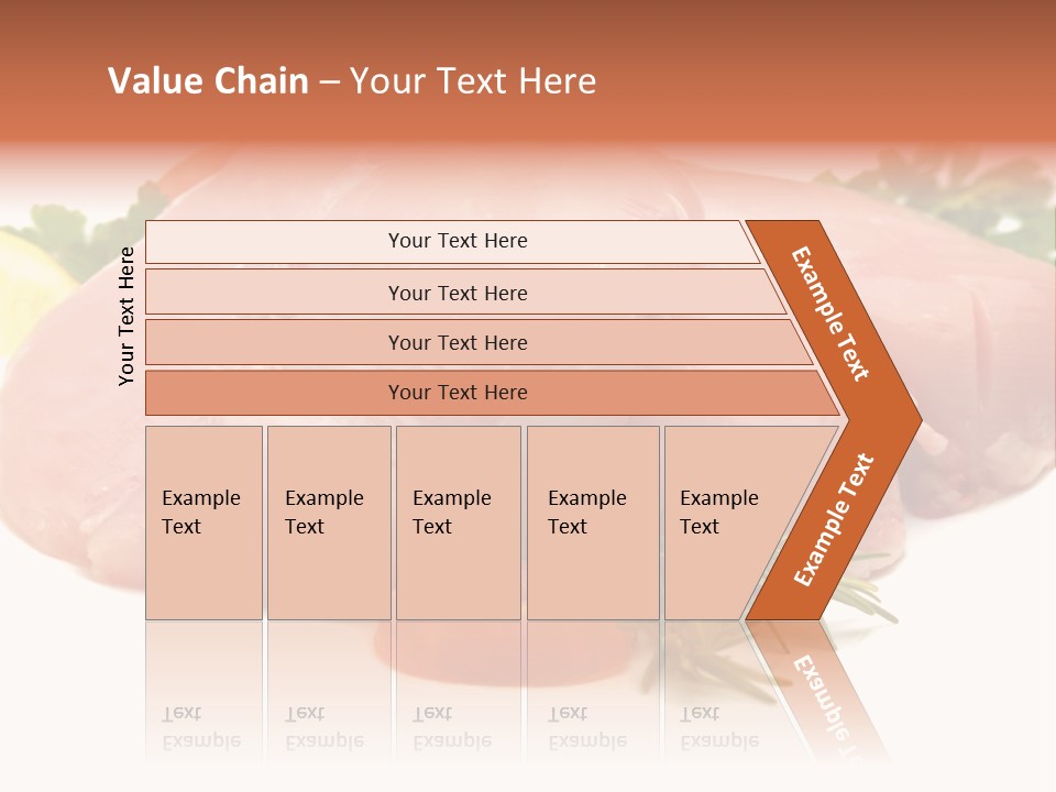 Chicken Macro Rosemary PowerPoint Template