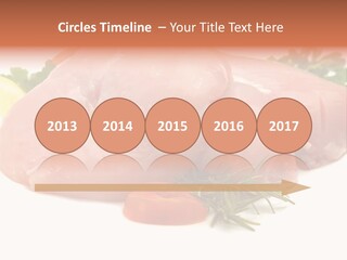 Chicken Macro Rosemary PowerPoint Template