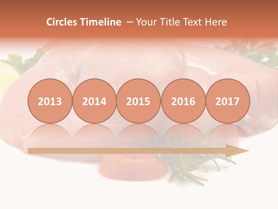 Chicken Macro Rosemary PowerPoint Template