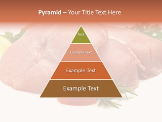 Chicken Macro Rosemary PowerPoint Template