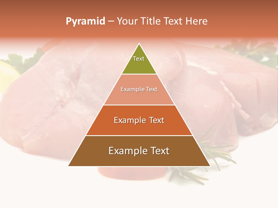 Chicken Macro Rosemary PowerPoint Template