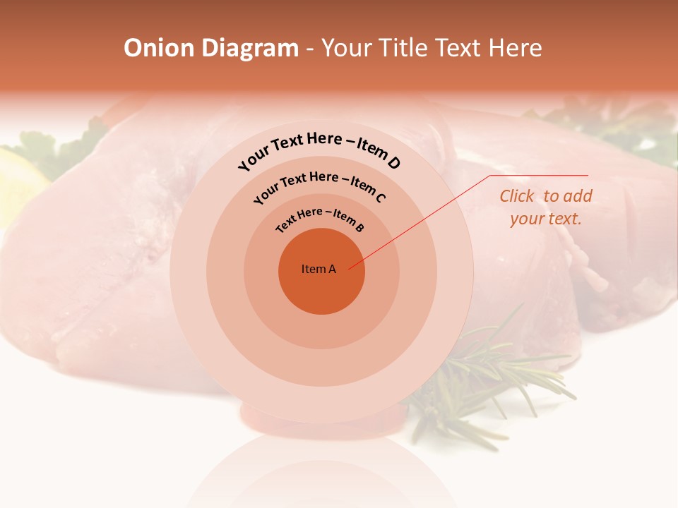 Chicken Macro Rosemary PowerPoint Template