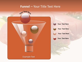 Chicken Macro Rosemary PowerPoint Template