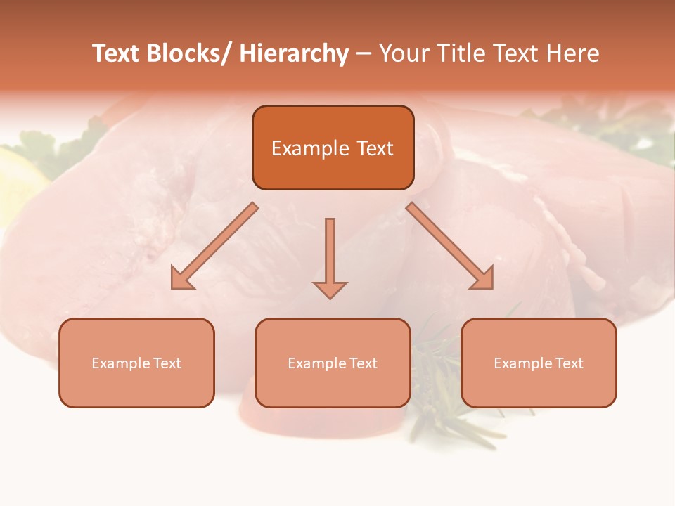 Chicken Macro Rosemary PowerPoint Template