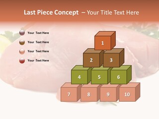 Chicken Macro Rosemary PowerPoint Template