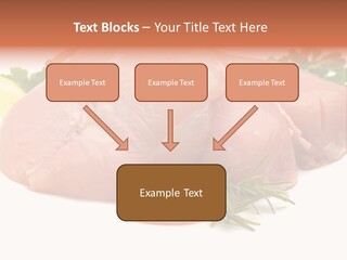 Chicken Macro Rosemary PowerPoint Template