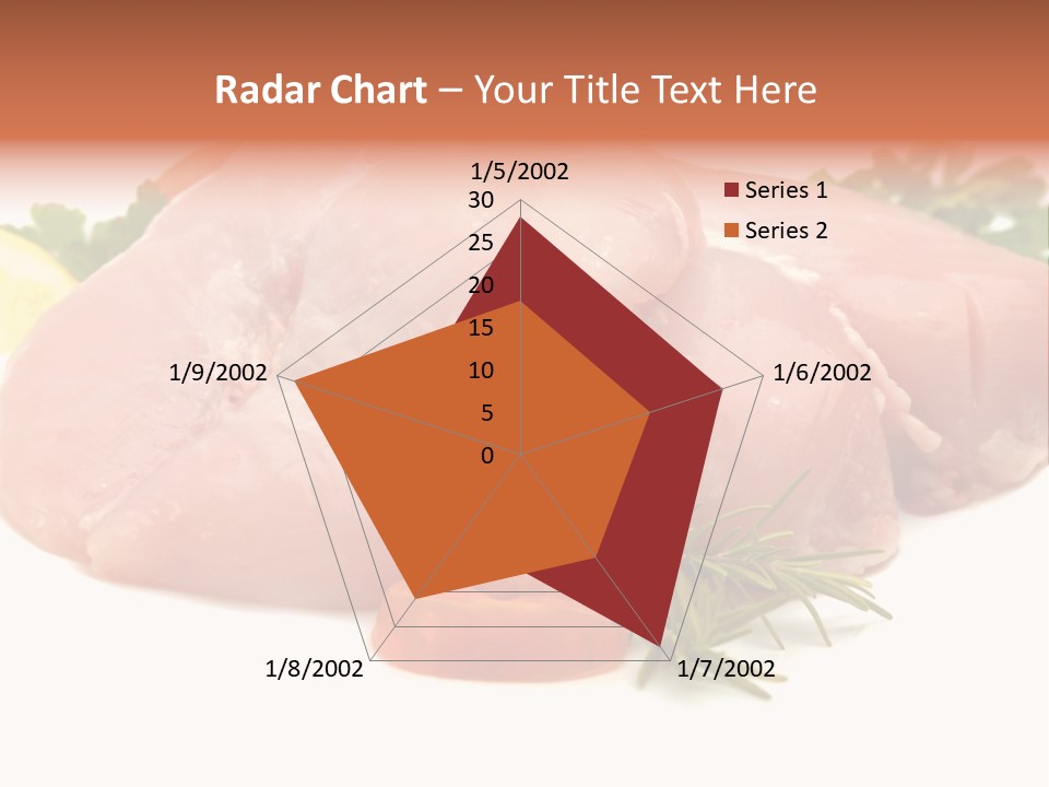 Chicken Macro Rosemary PowerPoint Template