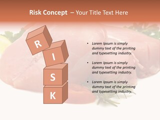 Chicken Macro Rosemary PowerPoint Template