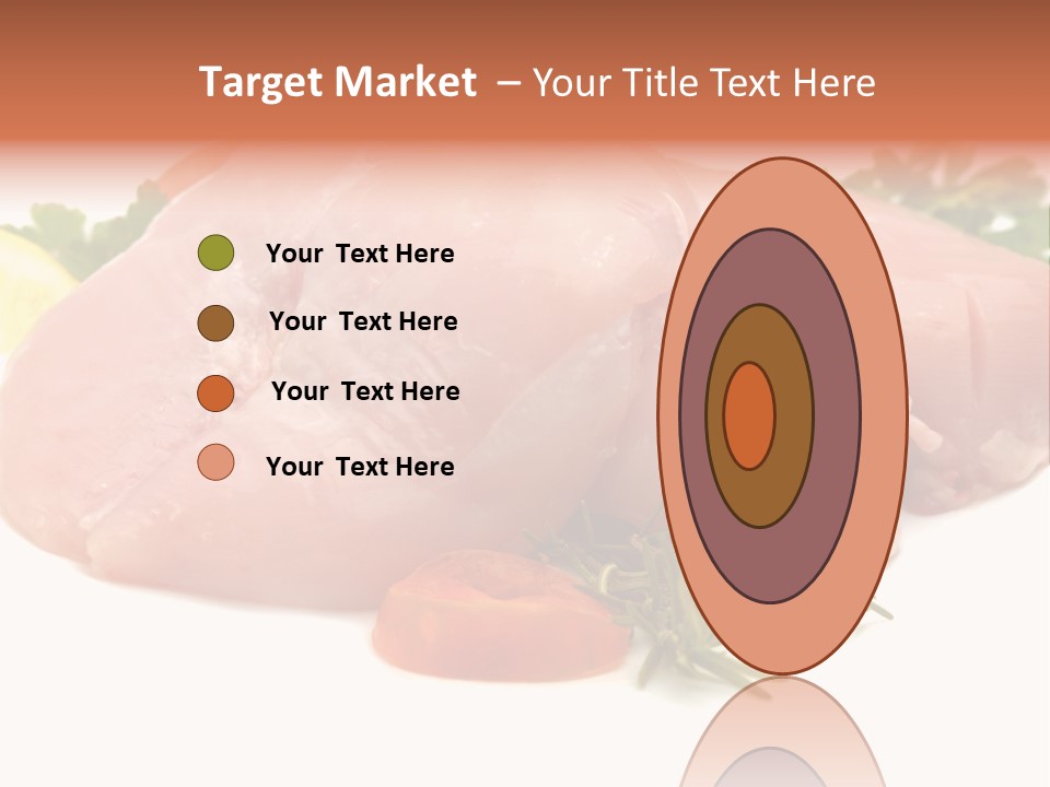 Chicken Macro Rosemary PowerPoint Template